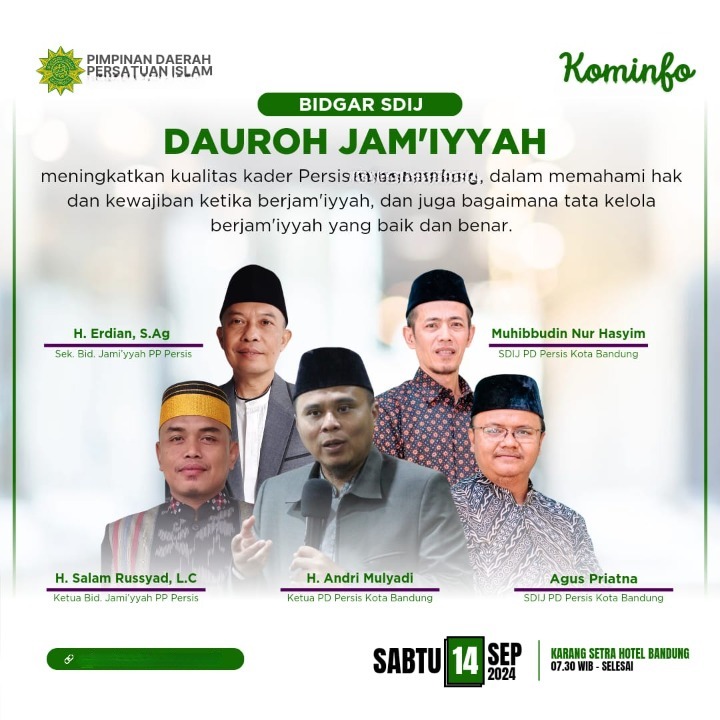 Dauroh Jamiyyah SDIJ PD PERSIS Provinsi Kalimantan Barat
